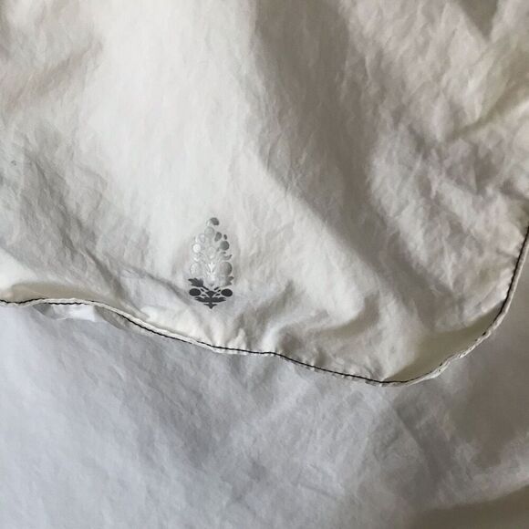 Free People movement FP Large white athletic track pants joggers pockets - Picture 3 of 3